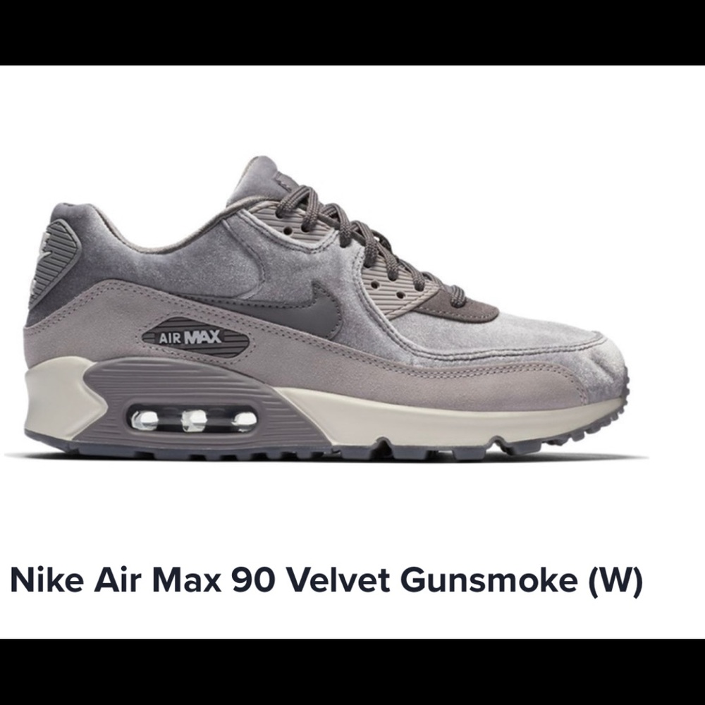 W Nike AirMax velvet gun smoke